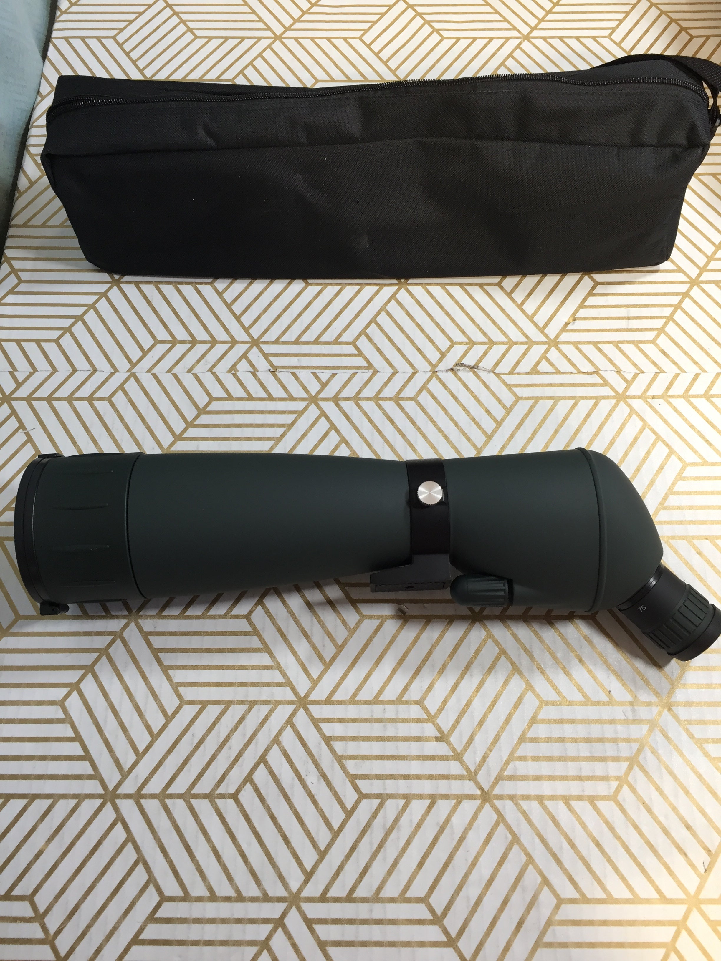 Spotting Scope 25-75x80 HD Waterproof BAK4 Prism 45 Degree Angle with Tripod (7929804292334)